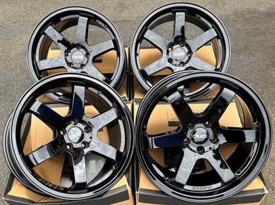 Alufelgen 18 Zoll Drift für EHX MG 4 MG 5 RX5 RX6 5x112 schwarz