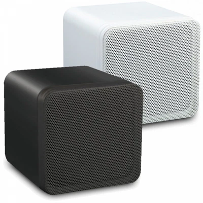 EAGLE & ALTAI Pair Of Black Or White 4 Inch 80w ABS Bookshelf Monitor Cube Speakers 8 Ohm