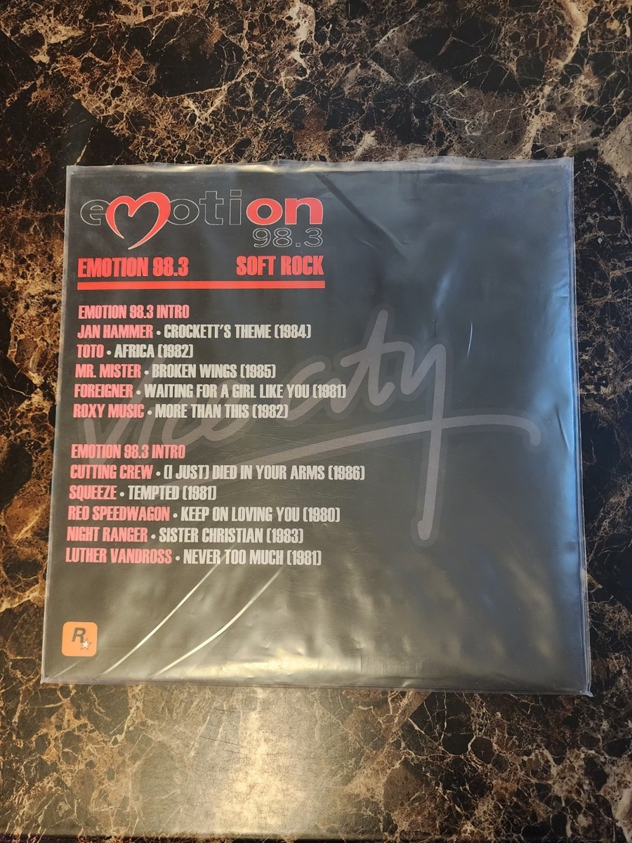 GTA Vice City EMOTION 98.3 Vinyl Record Limited Edition Not