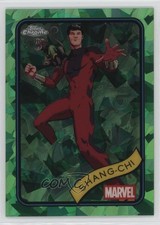 2025 Topps Chrome Marvel Comics Sapphire Green /99 Shang-Chi #159 9et