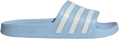 Adidas Womens Adilette Aqua Slide Sandal - Light Blue / White - US size 11 NEW