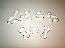 New Vintage Variety Metal Dog Themed Cookie Cutter,  Crafts. 8 pieces, Lot 3