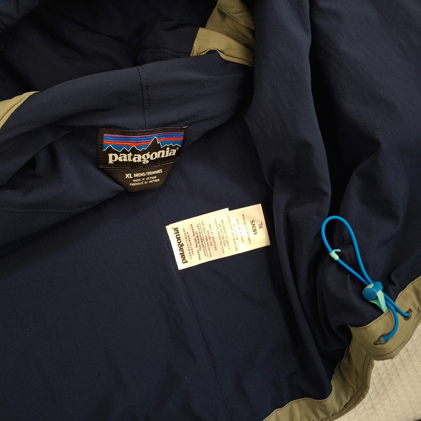 Patagonia Men's Jacket Nano Air Size XL Hooded Full Zip Winter Nylon Lined Light thumbnail 20