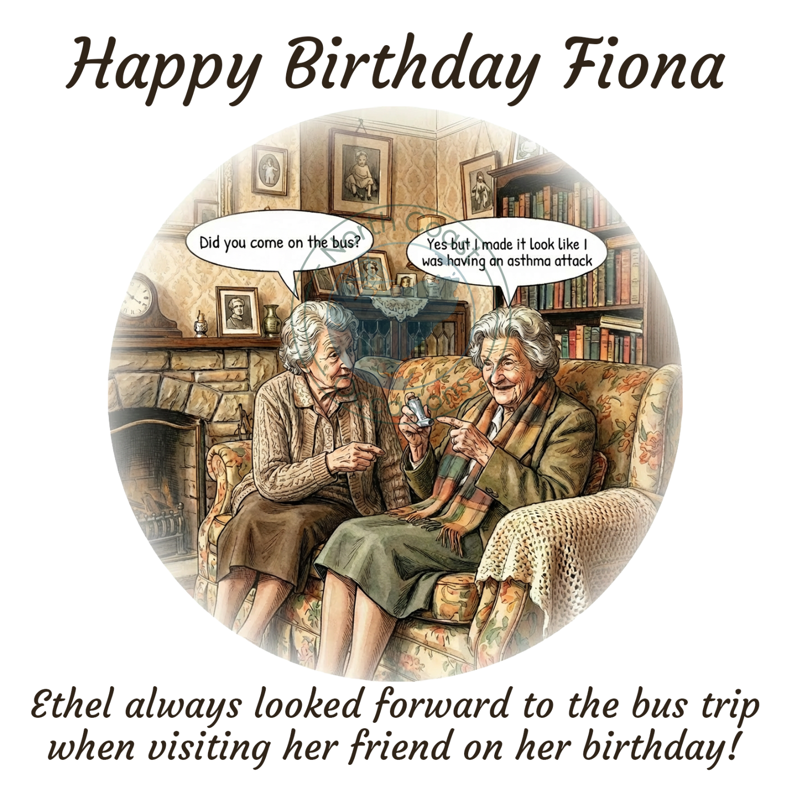 Personalised Funny Birthday Card Rude Joke Humour for Her Women Female ...