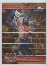 2019 Topps WWE Road to Wrestlemania Bronze Seth Rollins #35 9aj