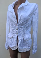 Sportmax code Max Mara US10 (looks smaller)cotton/silk lightweight Blazer jacket