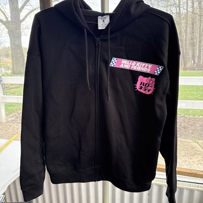 Hello Kitty and Friends Black Graphic Tokyo Speed Racer Zip-Up