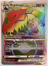 Regidrago VSTAR 201/195 Silver Tempest Rainbow Secret Rare Holo Pokemon TCG NmMt on eBay