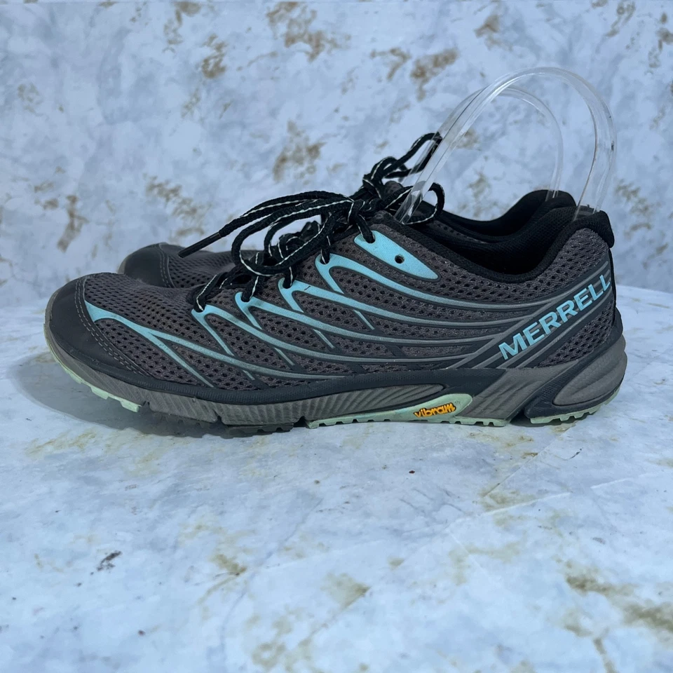 Merrell Bare Access 4 Mujer Talla 8.5 Zapatos Gris Vibram Senderismo Zapatillas Descalzas Foto 4 de 4
