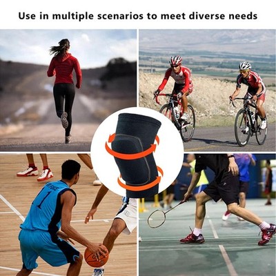 Sports Compression Knee Pads Elastic Knee Protector Thickened Sponge Knee Brace