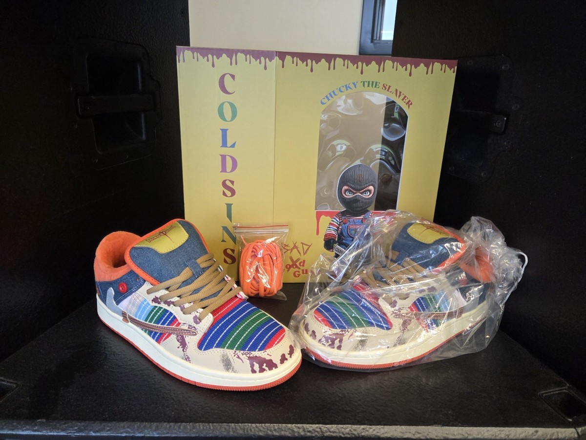 Coldsins Chucky Slayer - 8.5 M- New In Hand -Special BOX -Dunk