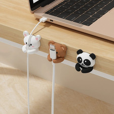 2-3 pcs Cute Cable Clips Organizer Self Adhesive Desk Wire Holder