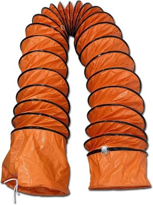 32FT Flexible 10'' PVC Duct Hose with Adjustable Rope for Exhaust Fans
