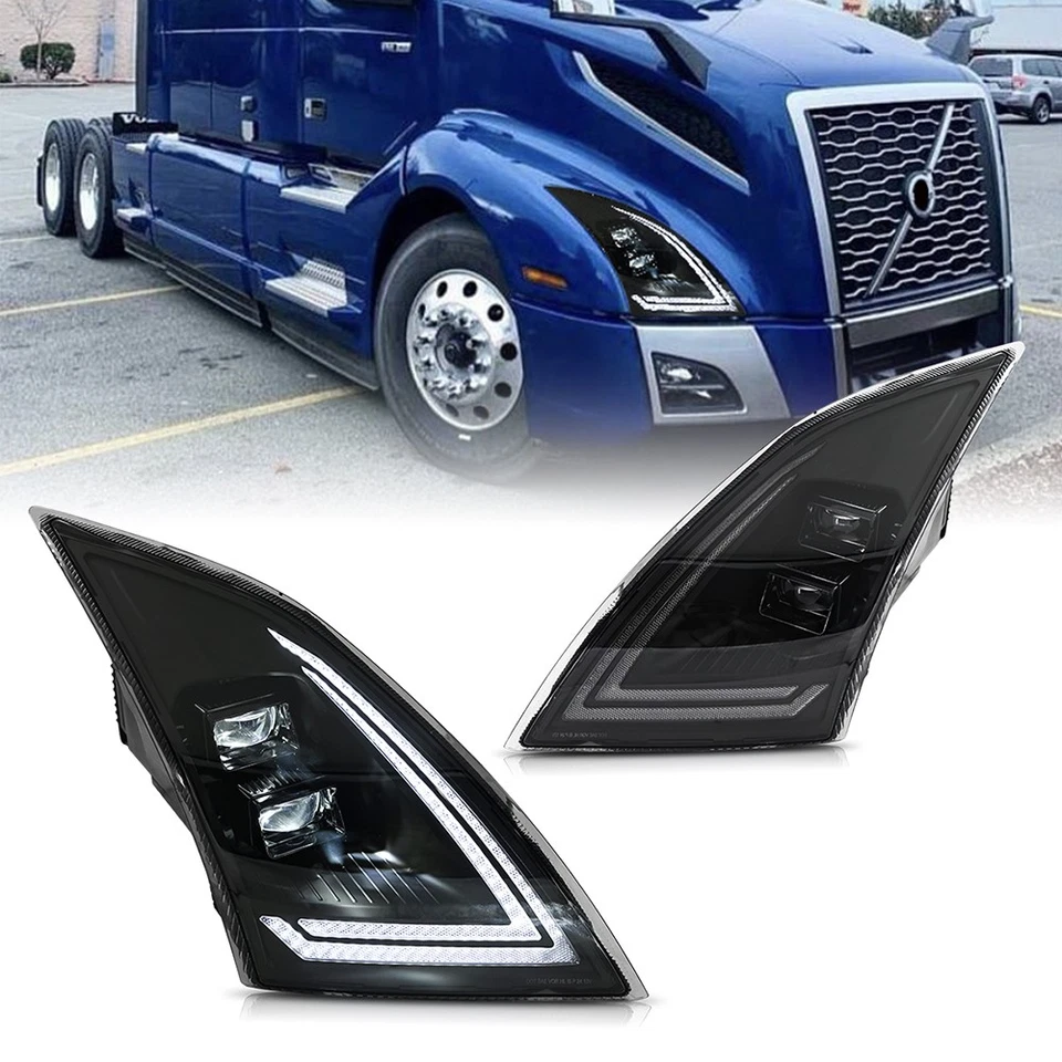 Faro LED para Volvo VNL / VNR 300 400 640 740 760 860 2018-2024 Foto 2 de 4