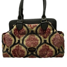 Cake By Petunia Pickle Bottom Diaper Bag W/small Pouch Pink Gray Tapestry