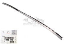 Original Zierleiste mitte für hintere Stoßstange (grau) für Citroen C5 7452WG