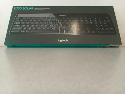 Logitech K750 Solar 920-002912 Wireless Solar Keyboard OVP Geöffnet