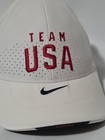 Nike Team USA White Solid Adjustable Baseball Cap for Men One Size — photo 3
