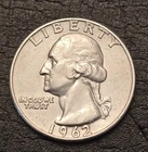 1962-D WASHINGTON QUARTER ~ 90% SILVER ~ CIRCULATED