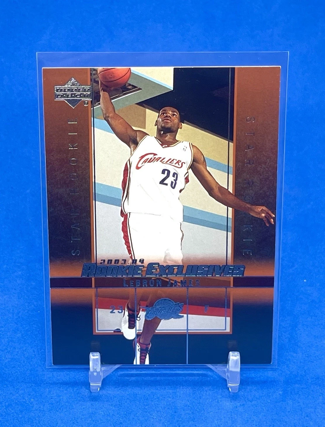 LeBron James 2003 Upper Deck Rookie Exclusives #1 Base Price