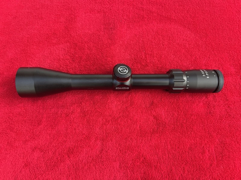 Simmons 8-Point 3-9x40 Rifle Scope With Duplex Reticle