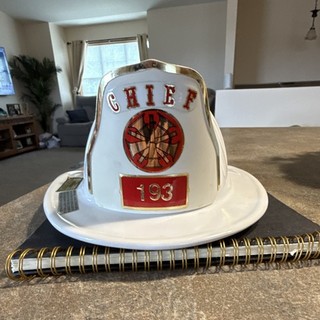 Chief 193 Firefighter Helmet Collectible Decanter Bottle Firefighting & Rescue