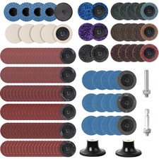 170pcs 2 Inch Sanding Discs Set, Die Grinder Sanding Disc Quick Change Twist ... 0.36 per gallon