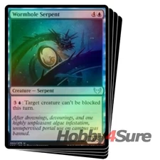 Foil Wormhole Serpent X4 M/NM Magic MTG Strixhaven: School Of Mages
