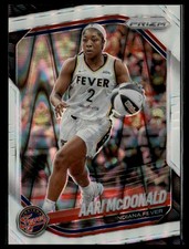 2025 Panini Prizm WNBA #10 Aari McDonald White Seismic Prizms Free Ship 061926