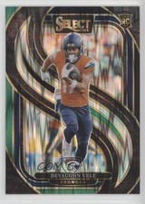 2024 Panini Select Premier Level Black & Green Shock Prizm Devaughn Vele 1d0x