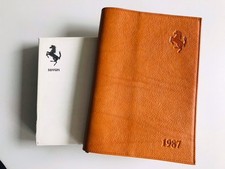 Ferrari Leder Kalender/Agenda/Timer 1987 / Schedoni / Ferrari-Box