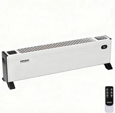 Electric Baseboard Heater 32" 1500W w/ Remote Timer Modes Safety Indoor Home