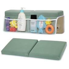 Comfortable Baby Bath Kneeler and Elbow Rest Pad Set, Thick Memory Foam Bath ...