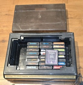 Atari VCS 2600 w/ Tele-Games Case, 28 Games, Joystick, Paddle, RF to Coaxial