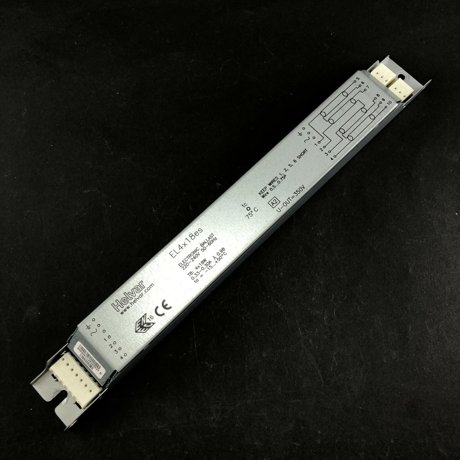 Helvar EL4x18es Electronic Ballast For Fluorescent Tube CFL eBay