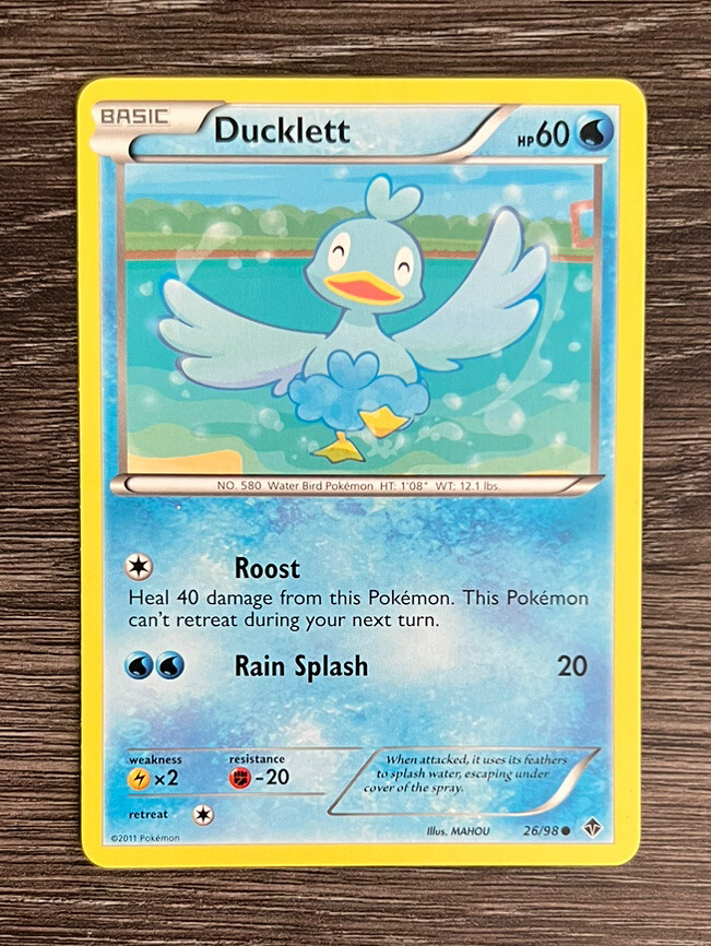Ducklett 26/98 - Emerging Powers - Common - Pokemon Card TCG - LP