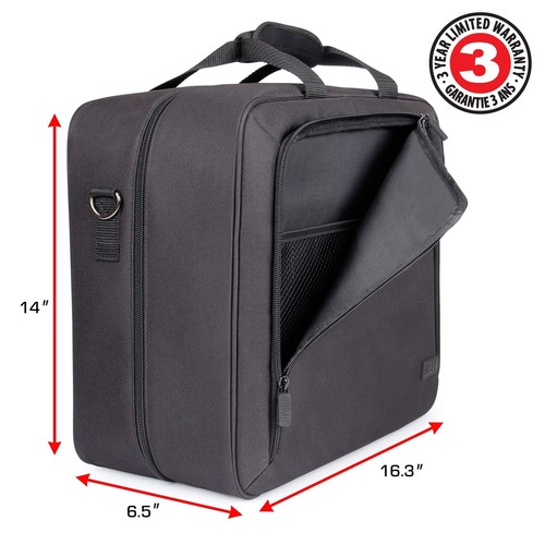 USA GEAR Audio Mixer Case - DJ Mixer Travel Bag with Customizable Interior & ... - Picture 9 of 9