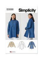 Simplicity 3068 Damen Tunika Schnittmuster Xs–Xxl (4–26) Skill: Average