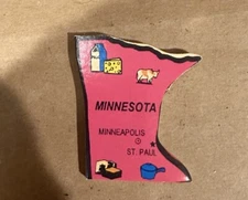 Minnesota REPLACEMENT STATE Small World Toys Wooden U.S.A. Map 1994 Puzzle