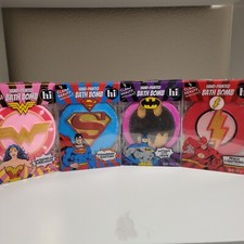 DC Universe Bath Bombs Set of 4 Batman Superman Flash Wonder Woman