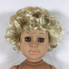 Playhouse Collection Style Unknown Doll Wig Short Curly Hair Cut Size 12-13