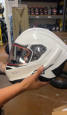 Alpinestars Supertech R10 Carbon Helmet White/Black - SIZE SMALL NEW