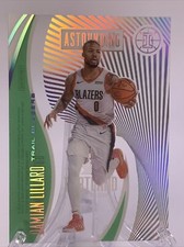 Damian Lillard Astounding Emerald Illusions 2019-2020 Basketball Card #12