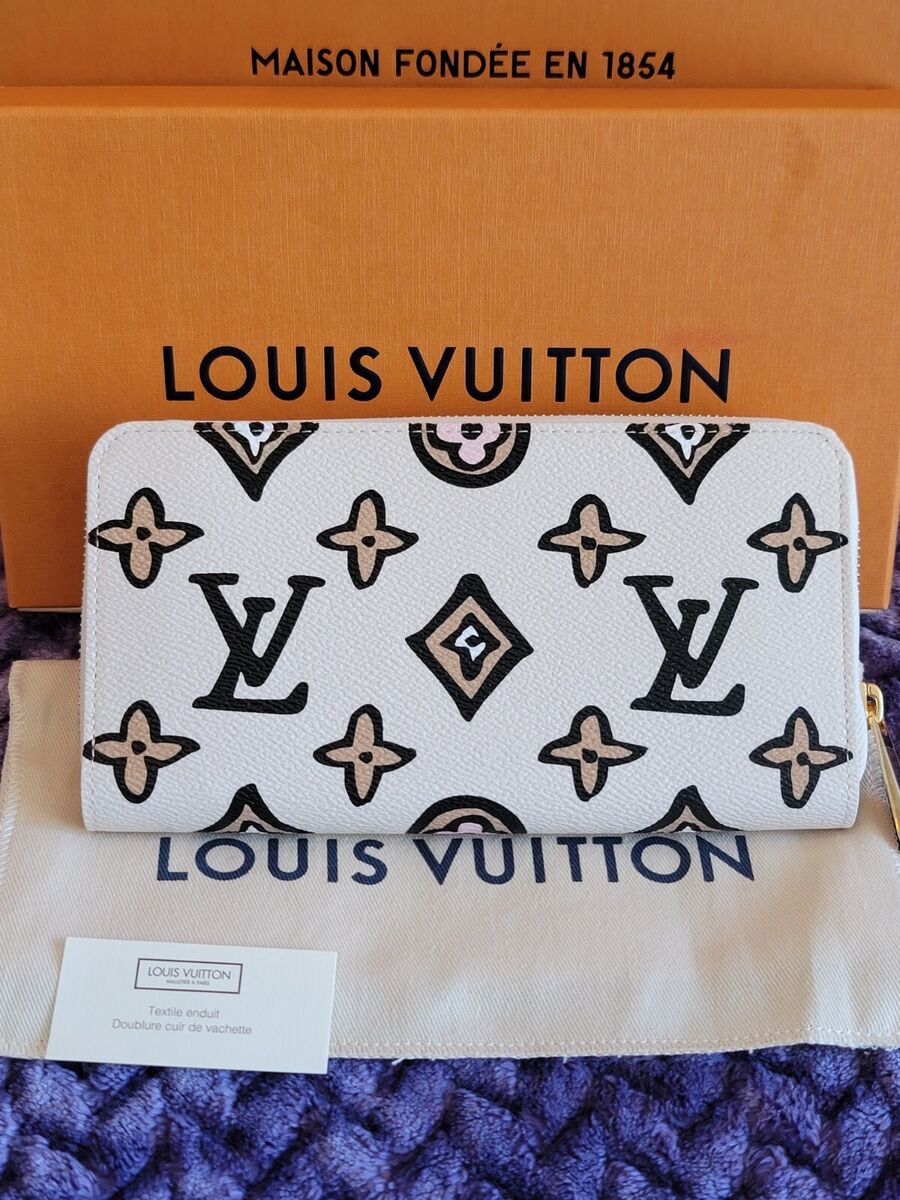 Louis Vuitton Zippy Wallet Monogram Giant Jungle Black Multicolor