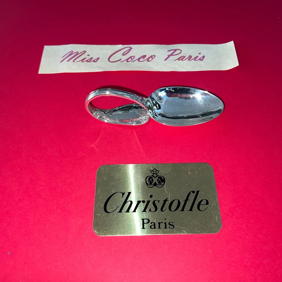 12 fourchettes à gâteau modèle Marly Louis xvOrbrille vers 1950