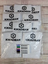 (10) Kikkoman Kids/Youth Aprons Cooking Chef Party Event & Fabric Markers  NEW