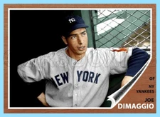 Joe Dimaggio Custom Made Art Card New York Yankees 62-T-JD-1
