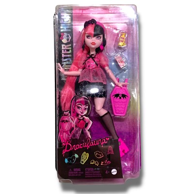 2022 Mattel Monster High G3 Budget Draculaura Day Out Doll NIB
