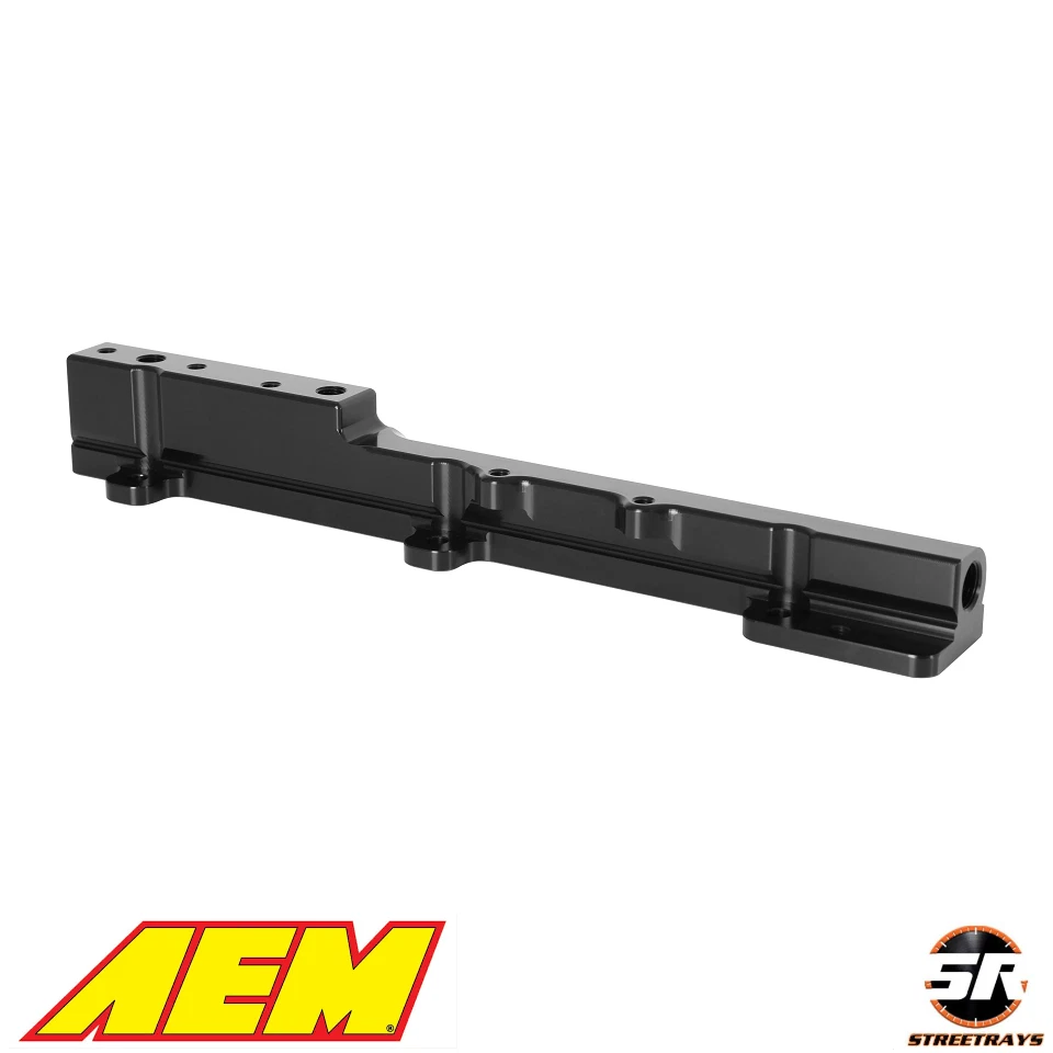 AEM High Volume Fuel Rail & Fuel Pressure Regulator Set Civic Si & Del Sol (NEW) — 第 3/4 张图片