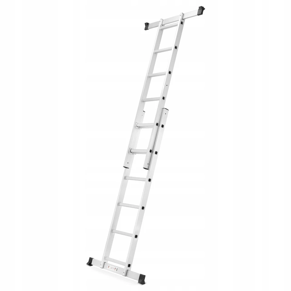 Aluleiter 6 Stufen Alugerüst Baugerüst Multifunktionsleiter Klapp Stehleiter - Bild 4 von 4